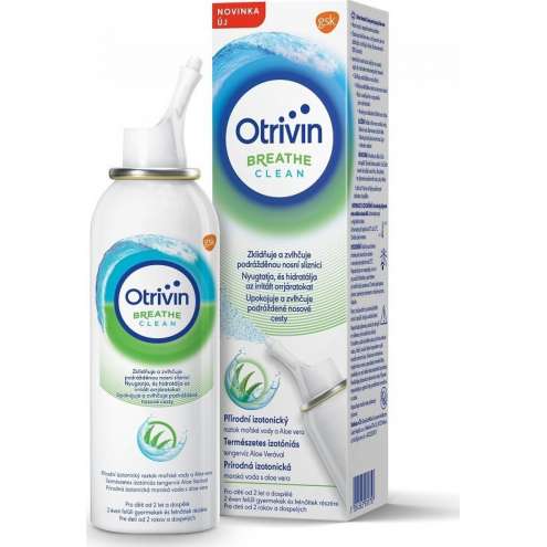 Otrivin Breathe Clean sprej s Aloe vera 100 ml